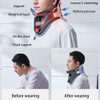 komwell Cervical Neck Traction Device, 5 Airbag Support for Neck Pain Relief Neck Stretcher Air Pump Adjustable Neck Brace