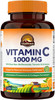 Vitalitown Vitamin C Complex 1000mg with Rose HIPS, Bioflavonoids, Turmeric & Echinacea, Daily Immune Support, Collagen Booster & Powerful Antioxidant, Vegan