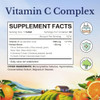 Vitalitown Vitamin C Complex 1000mg with Rose HIPS, Bioflavonoids, Turmeric & Echinacea, Daily Immune Support, Collagen Booster & Powerful Antioxidant, Vegan