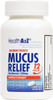 HealthA2Z® Mucus Relief | Guaifenesin 1200 mg | 50 Tablets | 12 Hour | Expectorant | Relieves Chest Congestion | Thins and Loosens Mucus