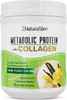 NaturalSlim Metabolic Protein Powder with Collagen | Hydrolyzed Collagen & L-Glutamine | Metabolic Support, Digestion, Skin & Connective Tissue | Low Carb Meal Replacement | 17.06 oz