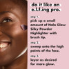 E.L.F. High Points Highlighter Brush Soft and Tapered Face Makeup Brush For