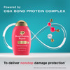 Ogx Repair and Protect Bond Protein Repair Haircare Set Lightweight Shampoo and