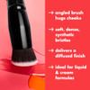 E.L.F. Camo Liquid Blush Brush Angled Blush Brush Ideal For Applying and S On Cheeks Soft Dense Bris