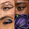 Nyx Professional Makeup Beetlejuice Pinstripe Duo Eye Liner DualEnded Black Liquid Eyeliner + Green