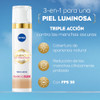 Nivea Luminous630 Cc Fluid Tinted Face Cream Medium Shade 40/ Ml Lightweight Adapting Pigments For Natur 1.35 Oz