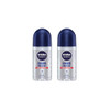 Nivea Men Silver Protect RollOn Deodorant LongLasting Freshness Quick Dry Gentle On 50Ml Pack Of 2