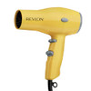 Revlon Compact Hair Dryer 1875W Lightweight Design Perfect For Travel Yellow Plastic