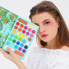 Docolor Tropical Eyeshadow Palette Highlight and Contour Pro Makeup Palette And Waterproof Tropical Eyeshadow Palette 1Pcs