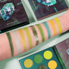 Docolor Eyeshadow Palette 9 Colors Green Eyeshadow Gemstone Shadow Palette Highly Pigmented Eyeshadow Palette
