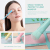 Docolor Colourful Makeup Brush Set + Makeup Brushes Cleaner SetPremium Synthetic Kabuki Ful Makeup Brush Set 17Pcs