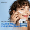 Klavuu Blue Pearlsation Marine Aqua Enriched Cream Hypoallergenic Deep Moisturizer With Apple 1.69 Floz
