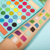 Docolor Makeup Brushes Makeup Brushes Set + 34 Colors Tropical Eeyshadow Palette Makeup Brushes 10 Piece