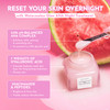 Glow Recipe Watermelon Glow Aha Night Treatment Travel Size Overnight Mask Aha Exfoliating 25 Ml