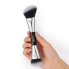 Docolor 2In1 Foundation and Bronzer Brush DualEnded Face Makeup Brush With UltraSoft