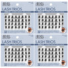 Ardell Double Up Trio Individual Lashes Long Black Diy Lash Clusters Cluster 4 Pack