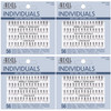 Ardell Individual False Eye Lashes Short Black Natural Look Diy Lash Clusters 4 Pack