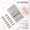 Ardell Nail Addict Premium Artificial Nail Set Champagne Ice