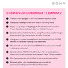 Sigma Beauty WomenS Sigma Spa Express Brush Cleaning Mat Pink One Size
