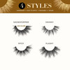 Lilly Lashes Luxury Synthetic Drama False Eyelashes Full Length Lash Extension 17Mm Bold