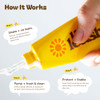 Unleashia Niacinamide Banana Sun Serum Spf Sunscreen Glow and Brightening and Hydrating 1.35 Oz