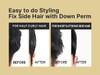 Dashu Down Perm Cream For Men Korean Hair Straightening Perm Kit Ultra 3.5Oz
