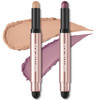 Focallure No Crease Eyeshadow StickShimmer And Matte Cream Eyeshadow Pencil CrayonLong Lasting 2Pcs