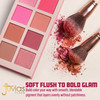 JuviaS Place Juvia S Place Blushed and Bronzed Blurring Pro Palette Volume 2 Blush And Bronzed Palette M