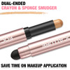 Focallure No Crease Eyeshadow Stick Creamy Eye Shadow Stick Matte and Shimmer