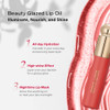Myuango Hydrating Lip Care Lip Tint Moisturizing Lip OilShiny Lip Glow Vegan