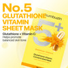 Numbuzin No Mask Vitamin Spotlight Sheet Mask Glutathione And Vitamin C Reduces .5 Sheet