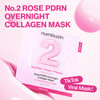 Numbuzin No.2 Overnight Face Mask Rose Pdrn Overnight Collagen Mask Korean 37G
