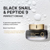 Farmstay Black Snail and Peptide 9 Perfect Cream Snail Mucin Moisturizer For 1.85 Fl. Oz