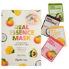Farmstay Real Essence Facial Sheet 12Pack Korean Skincare Mask ComboHypoallergenicMoisturizingNourishingVitalizing Refreshing.12 Ea 0.78 Fl.Oz 12Pack
