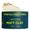 Ruffians Matte Hair Clay Fl / Strong Hold Matte Finish For All 1.7 Oz