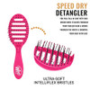 Wet Brush Pop and Go Speed Dry Hair Brush Pink Vented Design And