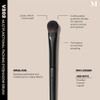 Morphe Vegan Bold Eyeshadow Brush Duo Vegan Makeup Brushes For Powder Cream 2 Count