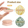 Uniqus Makeup Powder Puff Set With Storage Case Blender For 2Pcs