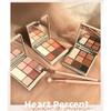 Heart Percent Eye Brush Duo Set Blending and Smudging Professional Makeup Tool
