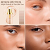 O.Secert Color Changing Foundation Concealer Cover Cream Liquid Base Flawless Full Coverage Changing Foundation Conceal 30Ml
