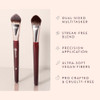 Bk Beauty 114 DualSided Concealer Brush Precision Concealer and Powder Makeup Brush For