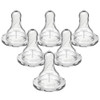 Dr. BrownS Natural Flow Level T Narrow Baby Bottle Nipple Newborn Slow Flow 6Pack