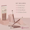 Bk Beauty Core Line Extension Eye Set Professional Eyeshadow Brush Set For Precise 4Pc