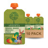 Pumpkin Tree Peter Rabbit Organics Organic Raspberry Banana And Blueberry 100% Pure Fruit 4 Oz Pack Of 10