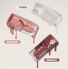 Huda Glossiest Gloss Mini Kit Faux Filler Extra Shine Lip Gloss y 0.06 Fl Oz
