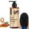 Krmspe Pumpkin Seed Oil Curl Defining Cream Anti Frizz Curling Cream For 8.81Oz