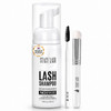 Stacy Lash / Eyelash Extension Shampoo + Brush/Korean Makeup Remover/Eyelid Foaming Cleanser/Wash For 6.76 Fl.Oz