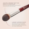 Bk Beauty 110 Large Concealer Brush Dense Tapered UnderEye Concealer Brush For Quick