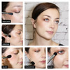Aoa Studio Silver Brush Set Professional Set Foundation Blending Blush Powder Kabuki Brushes 10Piece