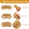 Dys Farm Wooden Finger Nail Brush To Clean Nails Nail Scrubber For Men